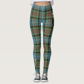 Leggings Ecosse Clan Porterfield Crest Tartan Femmes (Devant)