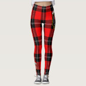 Leggings Ecosse Clan Ramsay Crest moderne Tartan Women (Devant)
