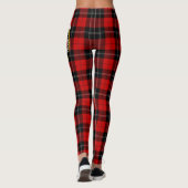 Leggings Ecosse Clan Ramsay Red Crest Tartan Femmes (Dos)