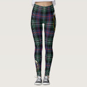 Leggings Ecosse Clan Rose Chasse moderne Crest Tartan (Devant)