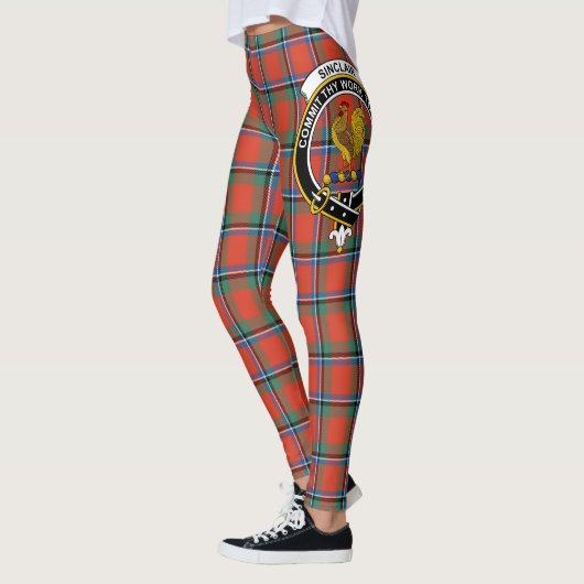Leggings Ecosse Clan Sinclair Ancienne Crest Tartan Femmes (Gauche)