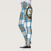 Leggings Ecosse Clan Stewart Muet Cimier Bleu Tartan Femmes (Gauche)