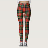 Leggings Ecosse Clan Stewart Stuart de Bute Crest Tartan  (Devant)