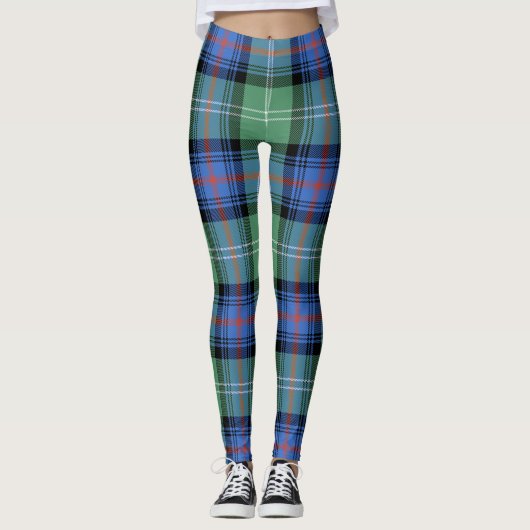 Leggings Ecosse Clan Sutherland Vielles Tartan Femmes (Devant)