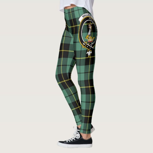 Leggings Ecosse Clan Wallace Cimier antique Femmes Tartan (Gauche)