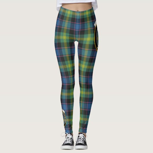 Leggings Ecosse Clan Watson Ancienne Crest Tartan Femmes (Devant)