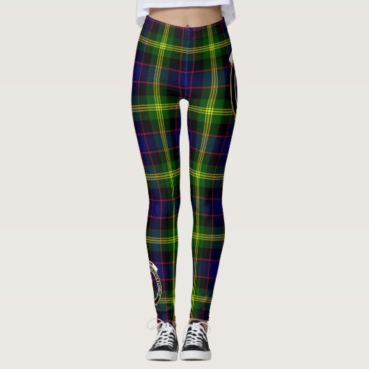 Leggings Ecosse Clan Watson Moderne Crest Tartan Femmes (Devant)