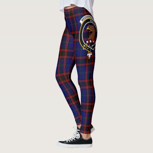 Leggings Ecosse Clan Wedderburn Crest Tartan Femmes (Gauche)