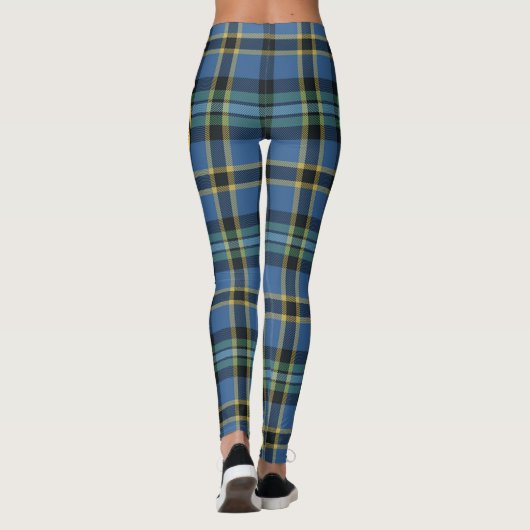 Leggings Ecosse Clan Weir Cimier Ancienne Femmes Tartan (Dos)
