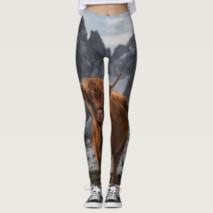 Leggings Ecosse Montagnes de vache : Photographie de la nat