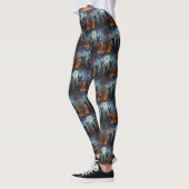 Leggings Ecosse Terrier Halloween Éffrayant (Gauche)