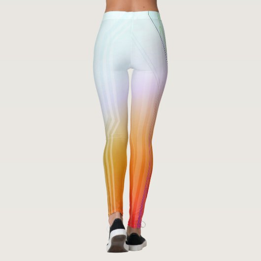 Leggings Écran Holographique Neo Phantom Sci-Fi (Dos)
