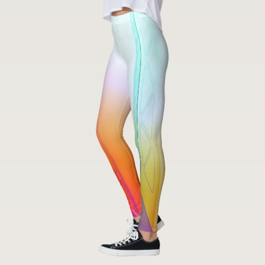 Leggings Écran Holographique Neo Phantom Sci-Fi (Gauche)