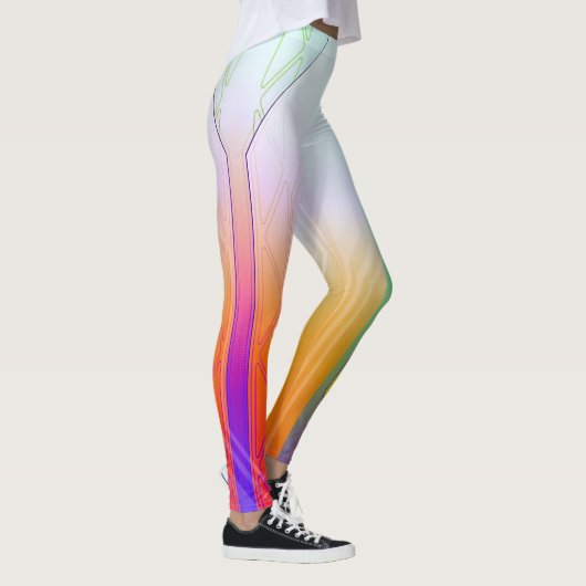 Leggings Écran Holographique Neo Phantom Sci-Fi (Droite)