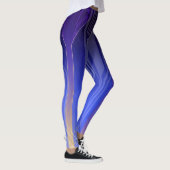 Leggings Écran Holographique Océan Blue Sci-Fi (Droite)