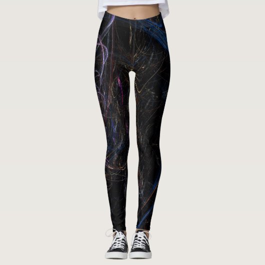 Leggings Écriture colorée (Devant)