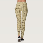 Leggings Écriture de style antique Calligraphie historique (Dos)