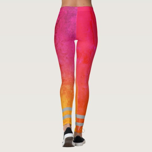 Leggings Écrivez votre texte l Exercice de performance prof (Dos)