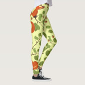 Leggings Écureuil rouge dans des branches noisettes. (Droite)