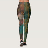 Leggings Edgar Degas - Danseurs, rose et vert (Dos)