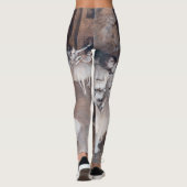 Leggings Edgar Degas - Répétition de ballet sur scène (Dos)
