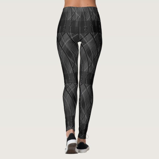 Leggings Edgy Tech Distorti Legings Plaid (Dos)