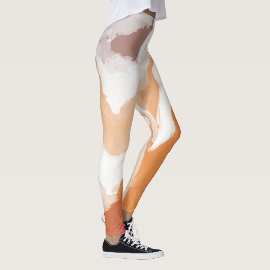 Leggings Édition Abstraite Pastel Paint Ginger Foam (Droite)
