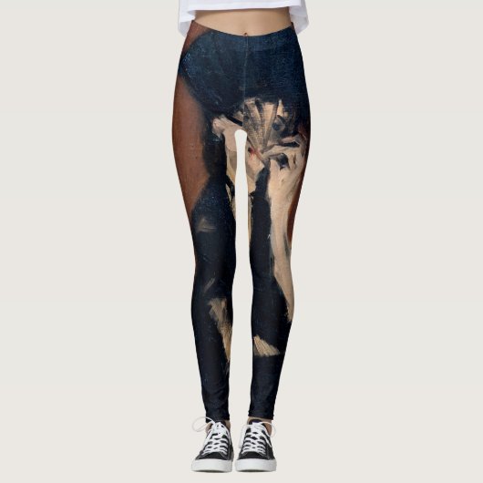 Leggings Edouard Manet - Berthe Morisot avec ventilateur (Devant)