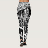 Leggings Edvard Munch - La lithographie de cri (Dos)