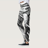 Leggings Edvard Munch - La lithographie de cri (Gauche)
