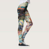 Leggings Edvard Munch - Rive avec Maison Rouge (Droite)