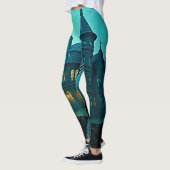 Leggings Eerie Victorian Mansion Lune (Gauche)