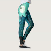 Leggings Eerie Victorian Mansion Lune (Droite)