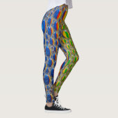 Leggings Effet de peau d'animal abstrait de conception (Droite)