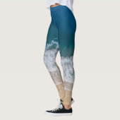Leggings Effet de peinture numérique à la main Tropical Bea (Gauche)