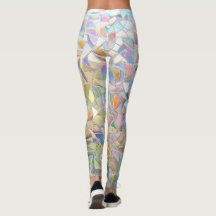 Leggings Effet de verre teinté prismatique - Arc-en-ciel pr