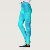 Leggings Effet nuage tempête élégant bleu (Gauche)