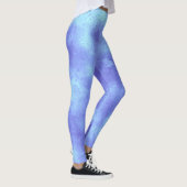 Leggings Effet nuage tempête élégant bleu (Droite)