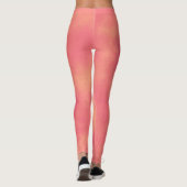 Leggings Effet nuage tempête élégant Peach (Dos)