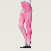 Leggings Effet nuage tempête élégant rose (Gauche)