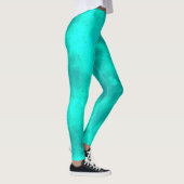 Leggings Effet nuage tempête élégant Vert (Droite)