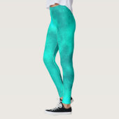 Leggings Effet nuage tempête élégant Vert (Gauche)
