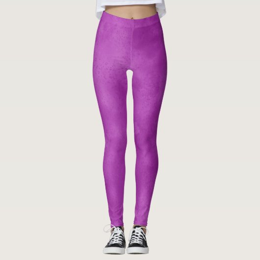 Leggings Effet nuage tempête élégant Violet (Devant)