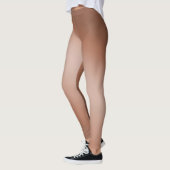 Leggings Effet ombré au clair de lune marron (Gauche)