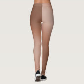 Leggings Effet ombré au clair de lune marron (Dos)