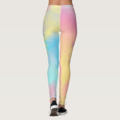 Leggings Effet Peinture arc-en-ciel (Dos)