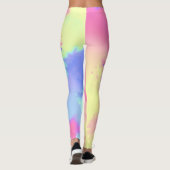 Leggings Effet Peinture arc-en-ciel (Dos)