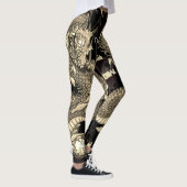Leggings Effet Tatouage Tatouage Dragon Splash (Droite)