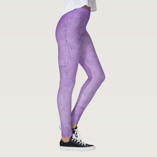 Leggings Effet transparent de soie violet clair (Droite)
