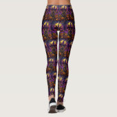 Leggings Éffrayant allemand berger Halloween sorcier Citrou (Dos)